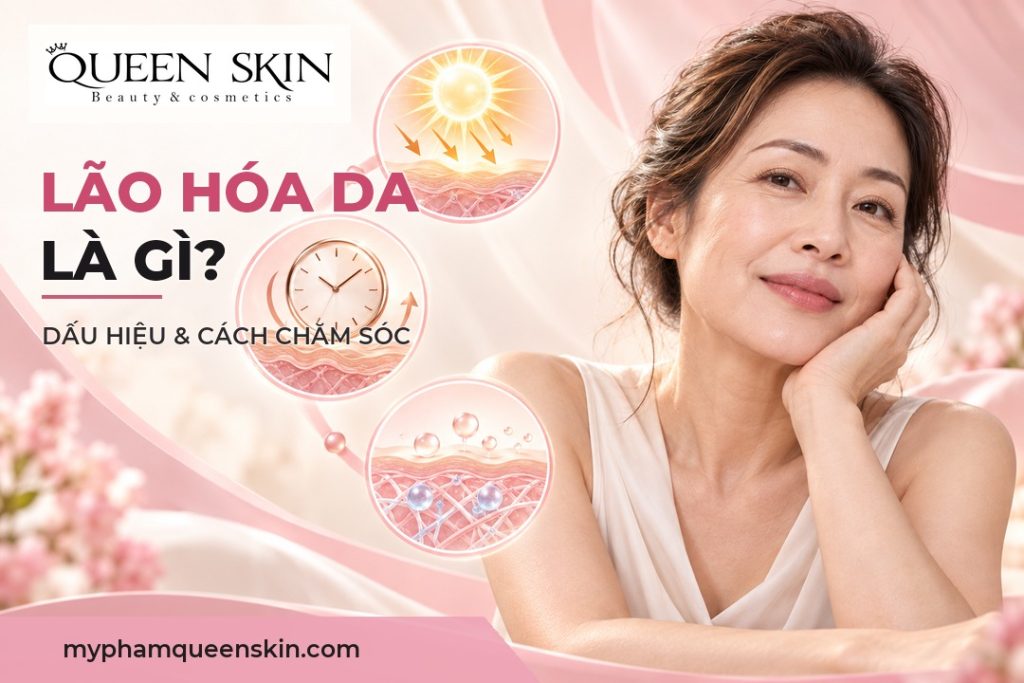 Chân dung phụ nữ trưởng thành với kết cấu da và nếp nhăn tự nhiên