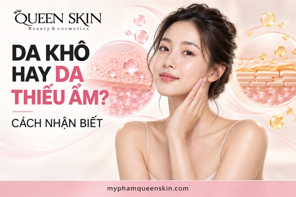 Minh họa sự khác nhau giữa độ ẩm và lớp lipid trên da